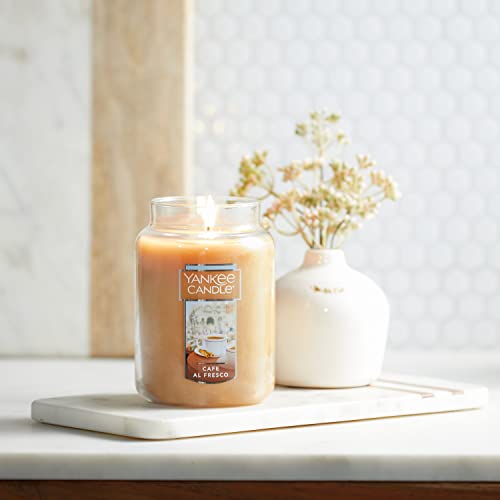 Yankee Candle Café Al Fresco Scented, Classic 22Oz Large Jar Single Wick Candle, Over 110 Hours Of Burn Time #TOP2