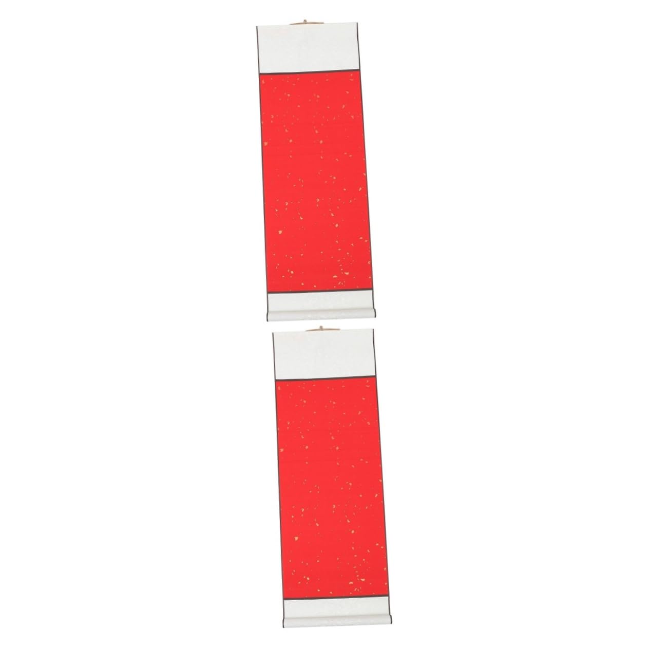 Papier Sumi en rouleau suspendu rouge pour décoration murale asiatique