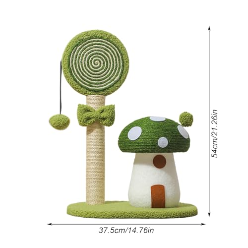 Griffoir en sisal en forme de champignon pour petit chaton - 6