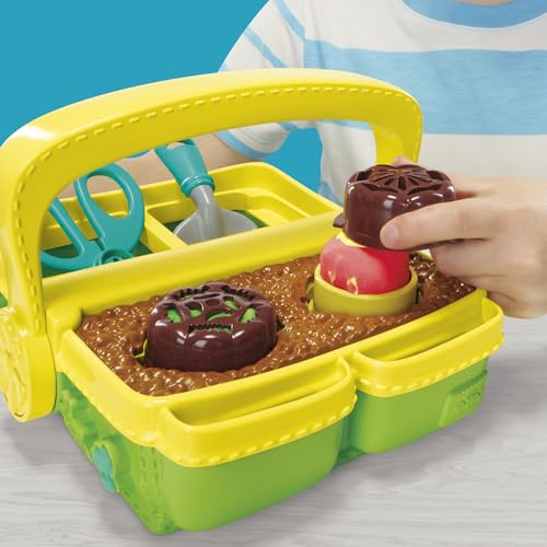 Play-Doh Bunter Blumenspaß Spielset – kreatives Bastelset für Mädchen und Jungen ab 3 Jahren für fantasievolles Spielen mit bunten Blumen, mit Formen und bunter Modelliermaße