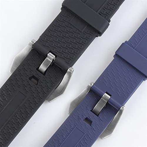 Bracelet montre silicone 22mm finition haut de gamme pour Corum - 4