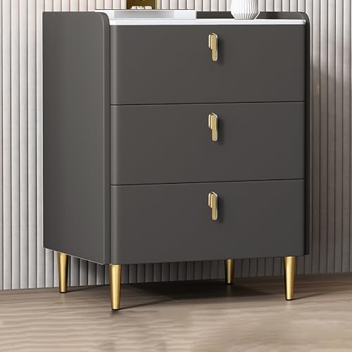 Table de chevet en bois 3 tiroirs pour sublimer le salon et la chambre