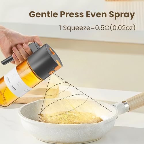 Save 15% on LAKUMIQI 2-in-1 Oil Sprayer - 17oz Glass Bottle