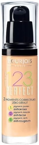 Bourjois Fond De Teint 123 Perfect Foundation For Women, 54 Beige, 1 Ounce #TOP15