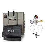 Kit chopeira elétrica small vazão 50l/h 850w 2 vias inox 304 com t