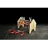 SE Mini Wood Pliers Rack - Pine Wood Dowels Rack - Mini Tool Organizer - Tool Free Assembly - WI-PS6
