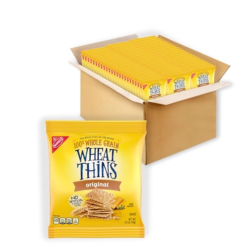 Wheat Thins Original Whole Grain Crackers, 72 snack packs