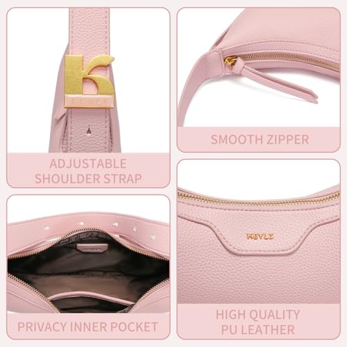 Sac à bandoulière fini cuir végétalien premium Keyli