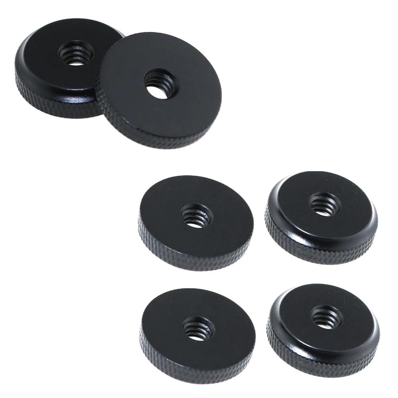 ThtRht 5 Pack Thumb Nuts 1/4-20 Female Screw Knob Knurled Wheel Lock Nut  Mount Adapter Spacer for 1/4 inch Hot Shoe Flash Stand Tripod Camera Rig  DSLR Selfie Stick Photography : Amazon.ca: Electronics