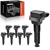 A-Premium Ignition Coil Packs Compatible with Mercedes-Benz V8 4.2L 5.0L - E420 1997, S420 S500 1996-1999, SL500 1997-1998, Set of 8