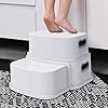 Glamore 2 Step Stool for Kids, Toddler Step Stool, Kids Step Stool for Potty Training, Bathroom Toilet Stool, Slip…