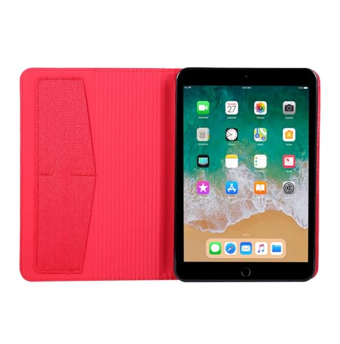 Housse iPad mini pour transport urbain et lecture mains libres rouge - 2