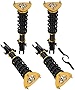 OCPTY Coilovers Suspension Lowering Kit Adjustable Full Coil Springs Struts Shock fit for 2005 for Saab 9-2X /2002-2007 for Subaru Impreza - Golden