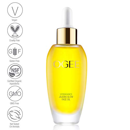 Ogee Jojoba Glow Face Oil – Organic & Natural, Moisturizing, Multi-Tasking Facial Treatment Oil (30Ml) #TOP1