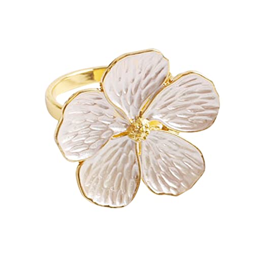 BODAHL Blume Serviettenringe, Flower Serviettenhalter für Esstisch,...