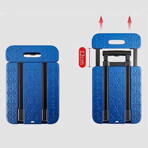 Carretilla plegable ligera para carga ELEFOCUS color rojo miniatura 3