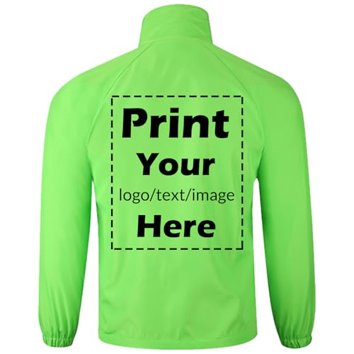 Windbreaker Jacket Custom Your Logo Text Waterproof Lightweight Workwear Outdoor Team Work Uniform2