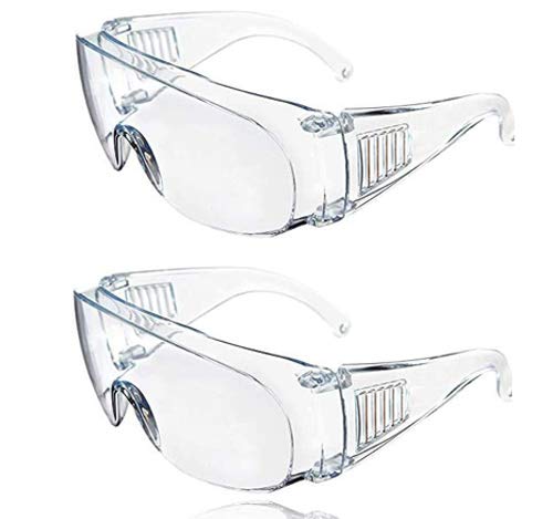 2 gafas de seguridad transparentes Cover