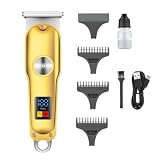 DAXXIN Hair Cutting Tool, Hair Clipper Mini Hair Trimmer Professional Beard Trimmer Rechargeable Cordless Electric T-Blade Zero Cutting Machine