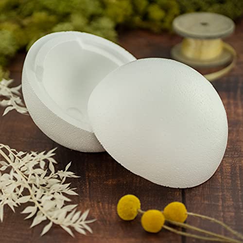 Styropor A330001 A100033 Kugeln 2-teilig 300 mm 1 Stücke, EPS, Weiss, 30 cm, Weiß