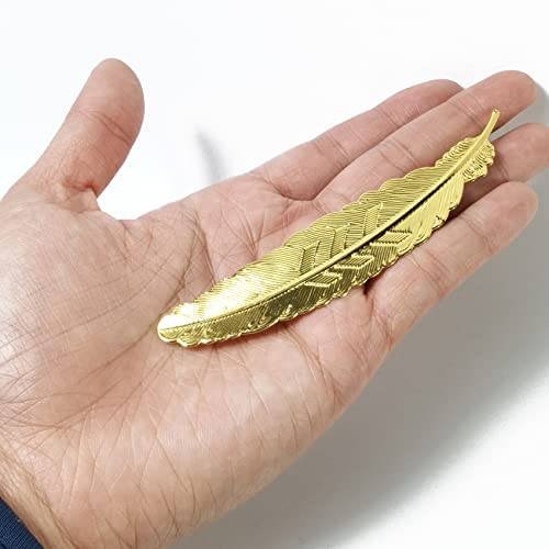 Gxxmei 30Pcs Feather Metal Bookmarks Feather Bookmarks Feather Shaped Bookmarks Vintage Feather Metal Bookmarks #TOP3