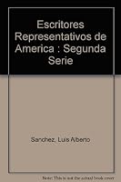 Escritores representativos de América. Segunda serie.-- ( Biblioteca Románica Hispánica ) B00TG14UEQ Book Cover