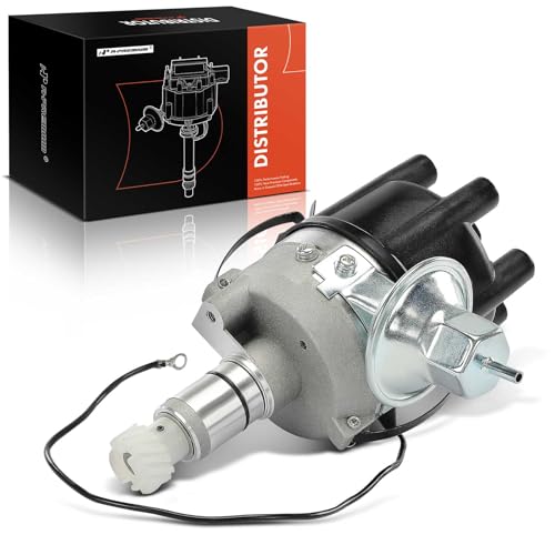 A-Premium Ignition Distributor with Cap and Rotor Compatible with Dodge Charger, Challenger, Dart, A100 Truck, A108 B100 B200 B300 Van, Coronet, Lancer, P100, P200, P300, Polara & Plymouth Barracuda