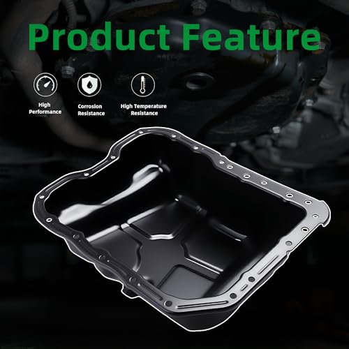 Riyhch Engine Oil Pan with Drain Plug&Gasket&Screws,for Jeep Compass/Patriot,for Chrysler 200/Sebring/Cirrus,for Dodge Avenger/Caliber/Journey,L4 2.0L 2.4L,OE 4884665AD, 264-361,311-00133 by Riyhch - Image 7