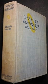 Hardcover Offer of Marriage Book