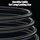 J&D XLR Kabel, XLR Stecker 3-Polig auf 5-Polig & männlich zu weiblich Audio Adapter, 2er-Pack 5-Poliges auf 3-Poliges DMX Beleuchtungskabel, 30 cm