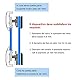 Brelet Duschrollenset: 8 Rollen für Duschkabinentüren, 25 mm Durchmesser, 4-6 mm Glasstärke, 8 Sets, Heavy Duty