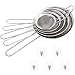 set di 5 Pezzi Setaccio a maglia fine Colino / Filtro / Scolapasta in acciaio inox con maniglia da cucina per pasta / riso / verdura - in 5 Formati (8cm/12cm/16cm/20cm/22cm)