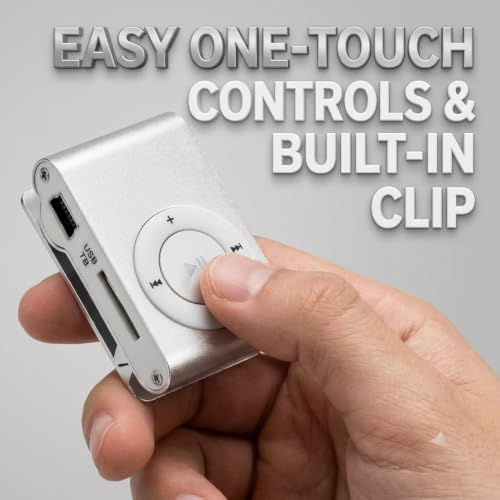 Drumstone Store Drumstone Luxurious Mini MP3 Player Silver 32GB - Image 5