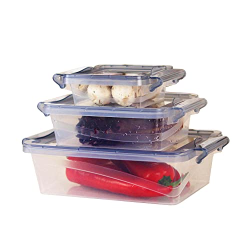 DecoBella 81110 3'lü Kilitli Saklama Kabı Seti