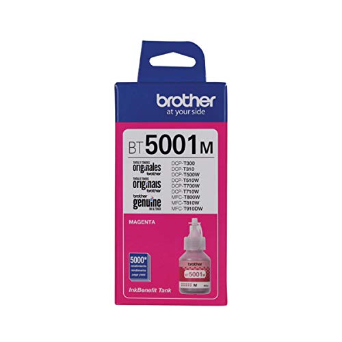 BROTHER Garrafa de tinta Magenta para 5000 impressões, médio, BT5001M