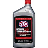 STP Power Steering Fluid, Steering Wheel Cleaner Protects Against Wear and Pump Breakdown in Cars and Trucks, 32 Oz, STP