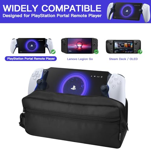CaSZLUTION Estojo de transporte para PlayStation Portal, Estojo portátil para viagem PS Portal Bolsa
