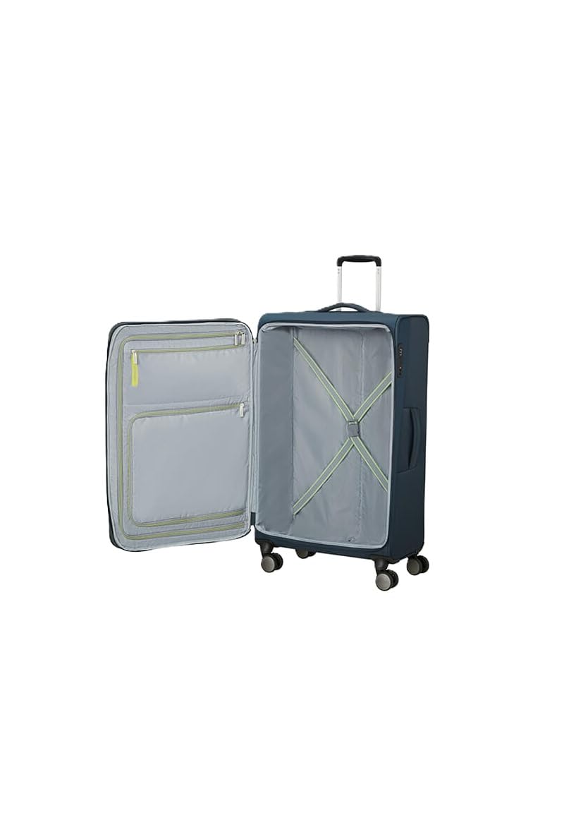 American Tourister Trolley Wanderlite Spinner Exp. TSA Dark Navy Azul Marino 80cm