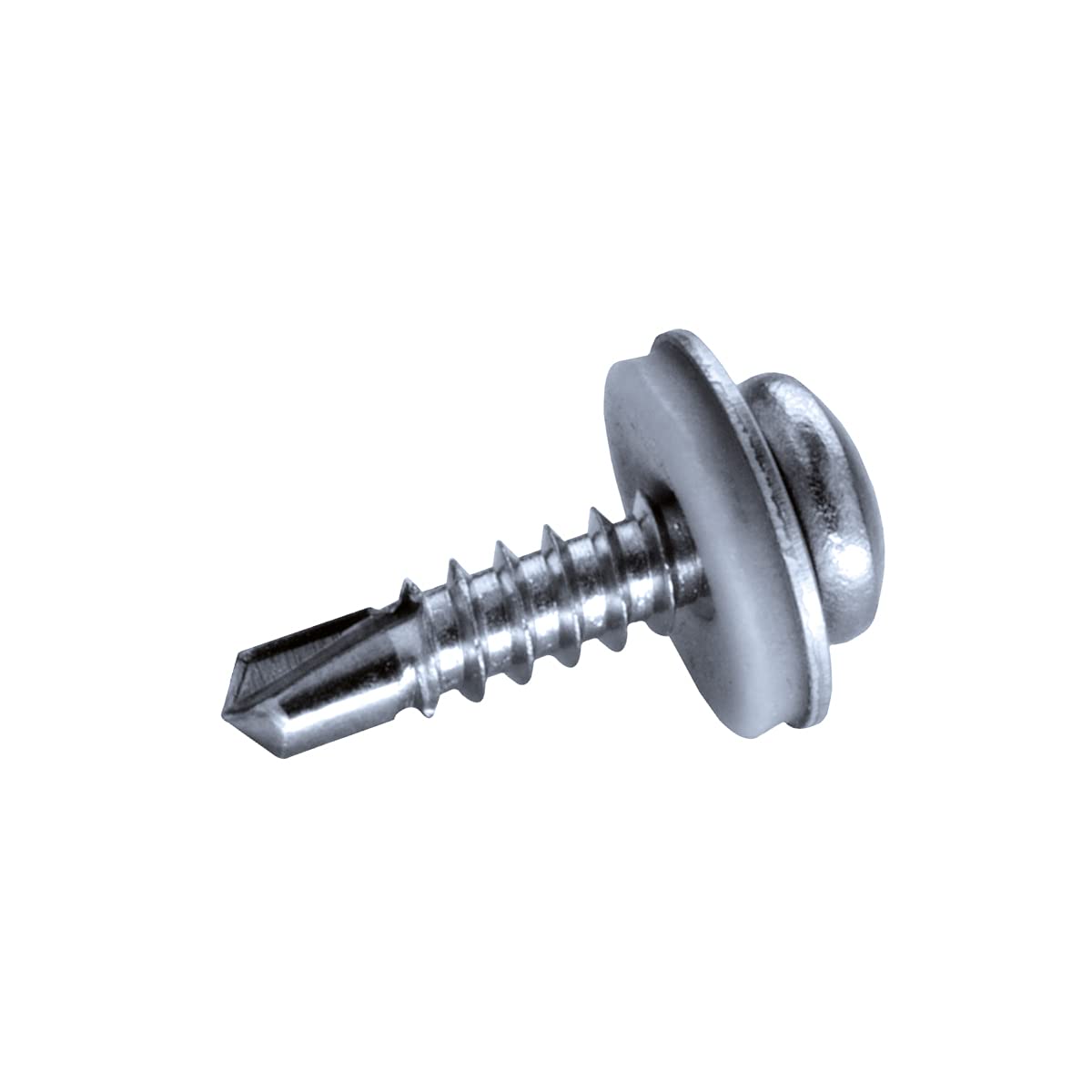 GOEBEL® - 500 tornillos de perforación con arandela de sellado de cabeza alomada EPDM (Ø x L) 4,2 x 19,0 mm acero galvanizado DIN7504M estándar de fábrica Phillips-Kcruzschlitz PH autoperforante