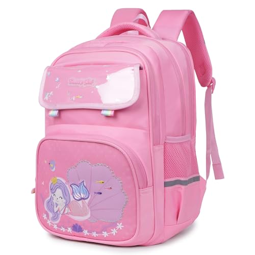 Image of BEAUTY GIRLS BY HOTSHOT MERMAID 1618| SCHOOL BAG|TUTUION BAG|COLLEGE BACKPACK |WATER RESISTANT |KIDS BAG|FOR GIRLS & WOMEN|32 LITERS SCHOOL BAG FOR GIRLS