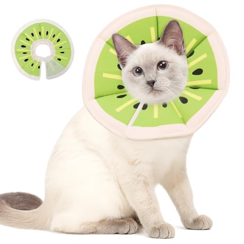BOULESENM Halskrause Katze, Einstellbarer Halskrause Katze Halsband Weich Kragen, Katzenkragen Katzens Halskrause, Nach Operation und Verletzungen für Welpen, Kleine Hunde und Katzens