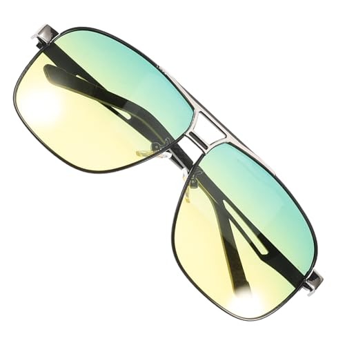 Toddmomy Elegant Night Vision Sunglasses for Men Dual Use Photochromic Polarized Glasses Safety Driving Sports Outdoor Wear
