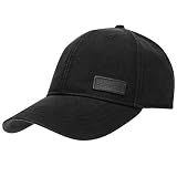 Firetrap Herren Canvas Baseball Cap verstellbar Schwarz Herren