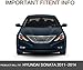 VLAND Headlights Fit for 2011-2014 Hyundai Sonata(NOT for Models without Adjusting Motor), Front light with Sequential Turn Signal, Headlamp with Demon Eyes