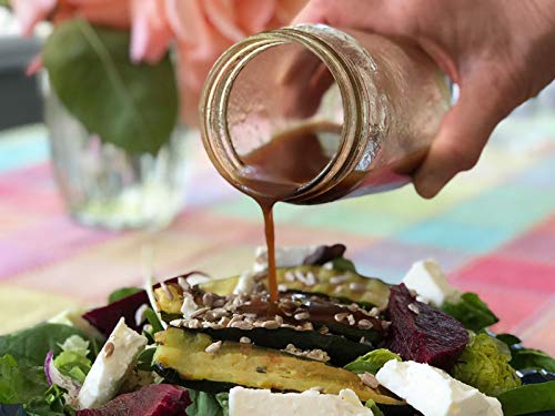 Miniatura 4 de Salute Sante! - Aceite de semilla de uva con infusión de ajo asado saludable para cocinar, aceite de semilla de uva saludable para sumergir,