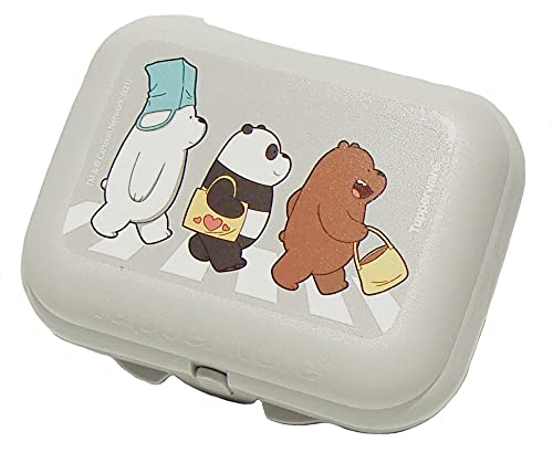 Tupperware Packables Clamshell Hinged Container We Bare Bears
