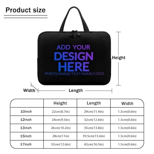 Custom Laptop Bag for Men Women,Personalized Businiess Laptop Briefcase with Handle,Computer Bag2