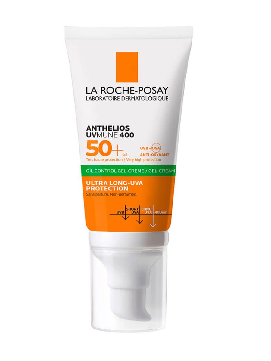 La Roche-Posay Innovation Anthelios UV Mune 400 50+ Oil Control Gel Creme Ultra Long UVA Protection Sans Parfum 50 ml
