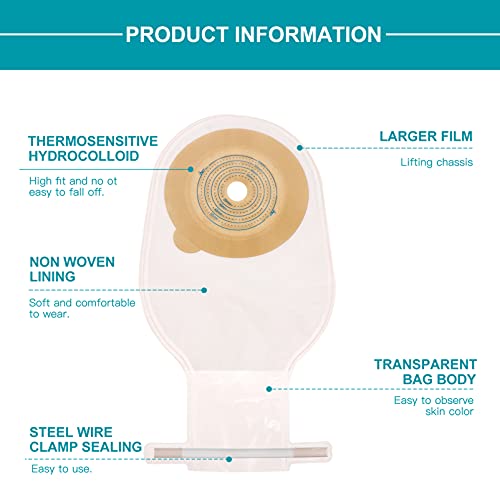 FARUTA Bolsa Colostomia 10 peças 1 caixa sacos antivazamento para ostomia bolsas anais de simulação