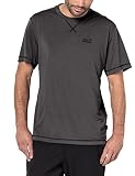 Jack Wolfskin Herren Shirt Crosstrail T, Dark Steel, XL, 1801671-6033005